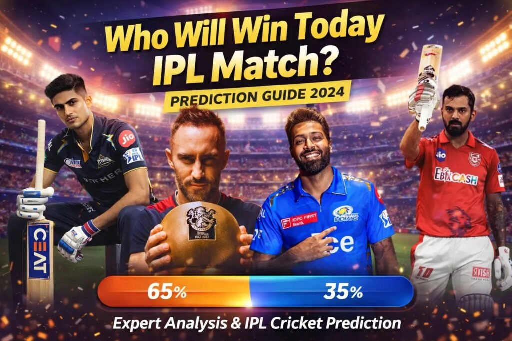 Who Will Win Today IPL Match? Winning Percentage, Expert Analysis & Cricket Prediction Guide